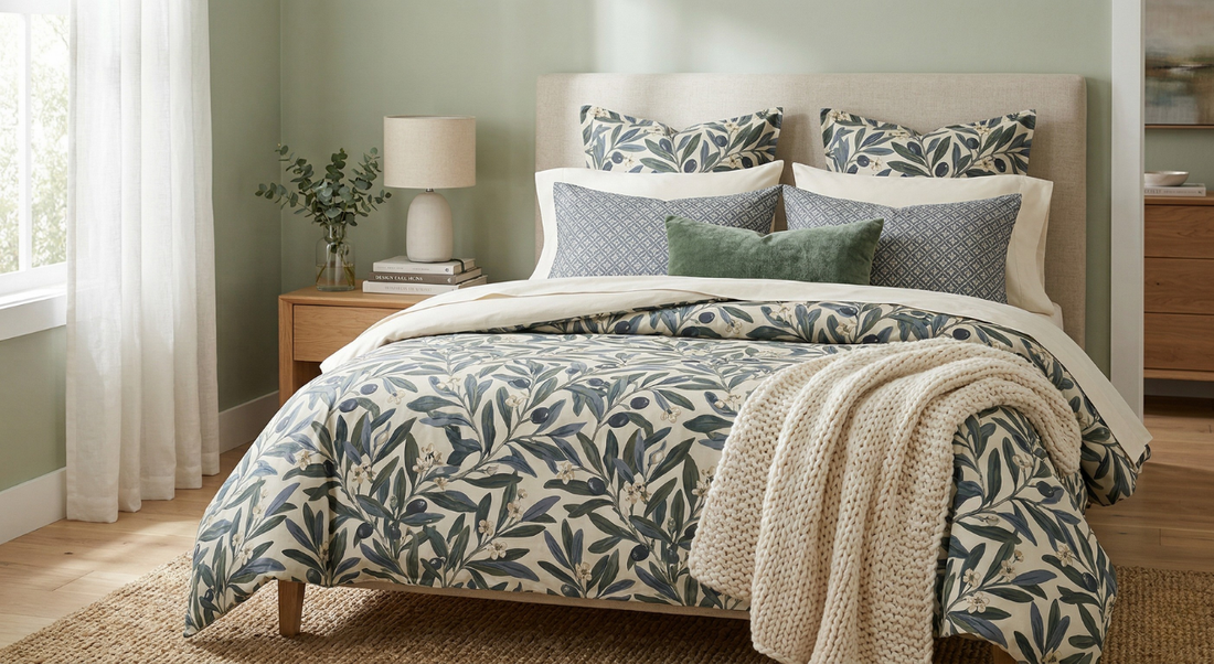 luxury printed bedding