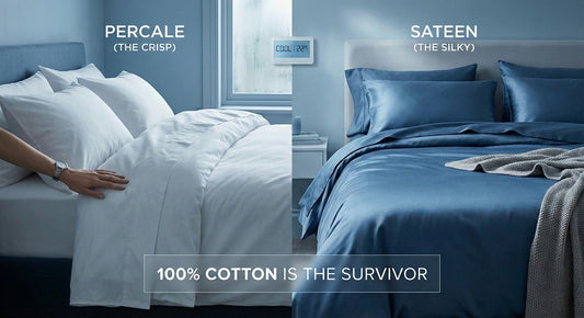 Percale vs. Sateen: Choosing the Best Bed Sheets for Your AC Room