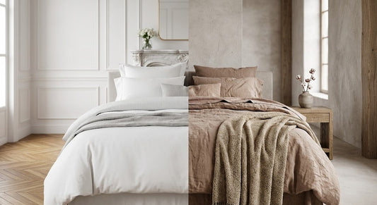 minimalist luxury bedding