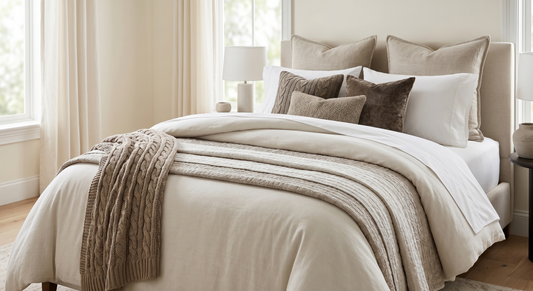 styling luxury bedding